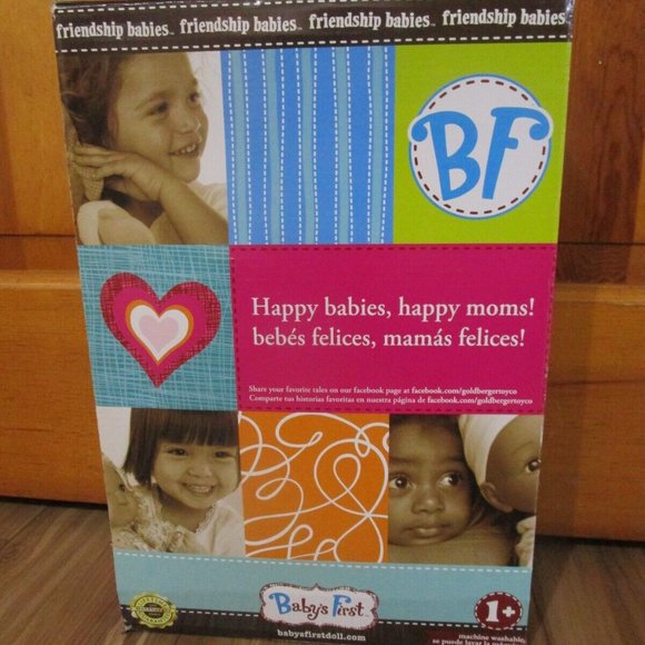 NIB Babys First Green Face Pink Hair GOLDBERGER DOLL Friendship babies singing - Picture 2 of 9